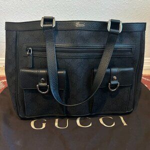 GUCCI tote/briefcase Black monogram